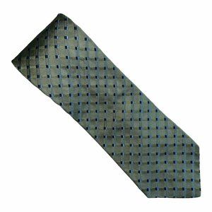 Tommy Hilfiger Green Red Two Tone Classic Pointed Diamond Necktie Tie